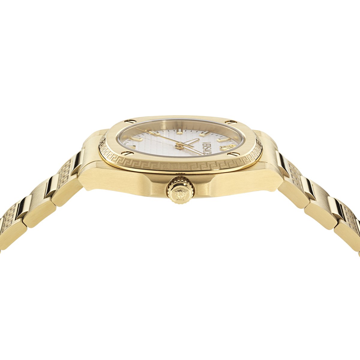 Versace Greca Pulse VE5H00526 Horloge - Staal - Goudkleurig - Ø 35.8 mm