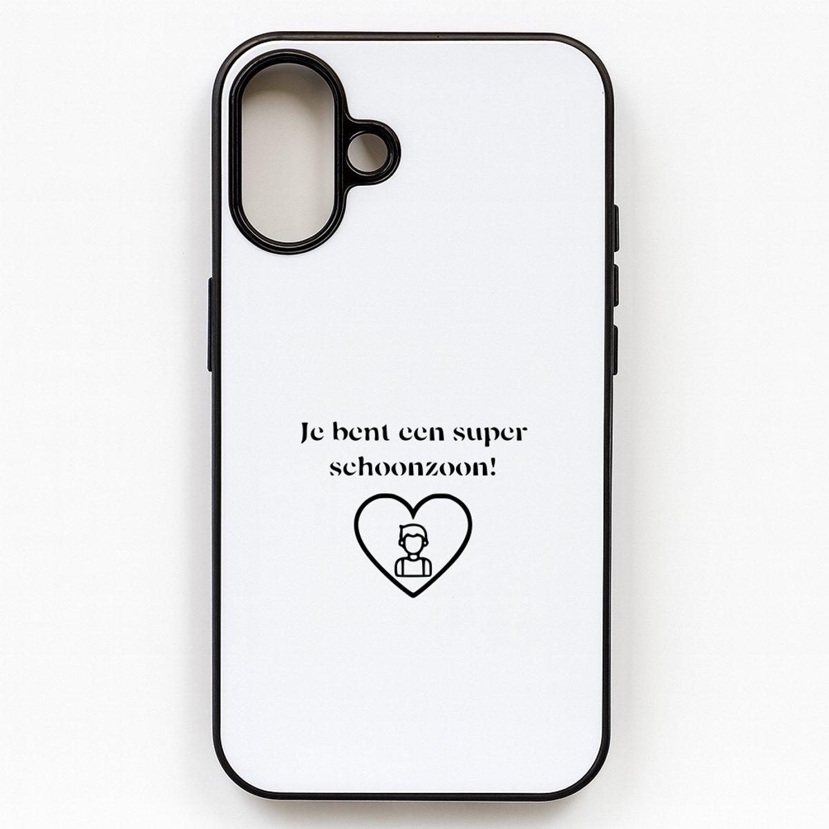 Hacebo® - je bent een super schoonzoon telefoonhoesje - Zoon - liefste schoonzoon - telefoonhoesjes - Zoon - jouw schoonzoon - verjaardag cadeau - verjaardag cadeau – familie – Liefde - hoesje geschikt voor iPhone 16