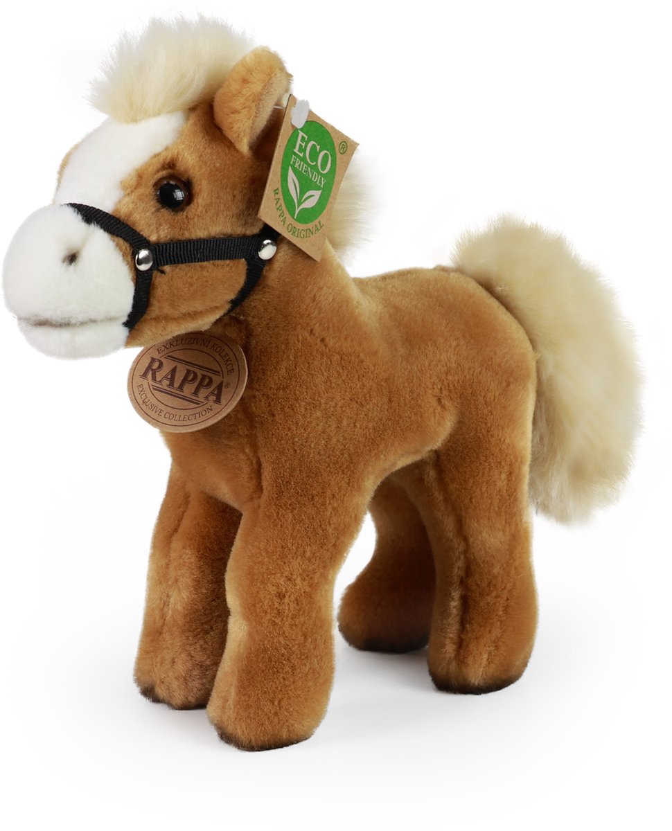 Rappa Knuffel Paard Bruin 20 cm