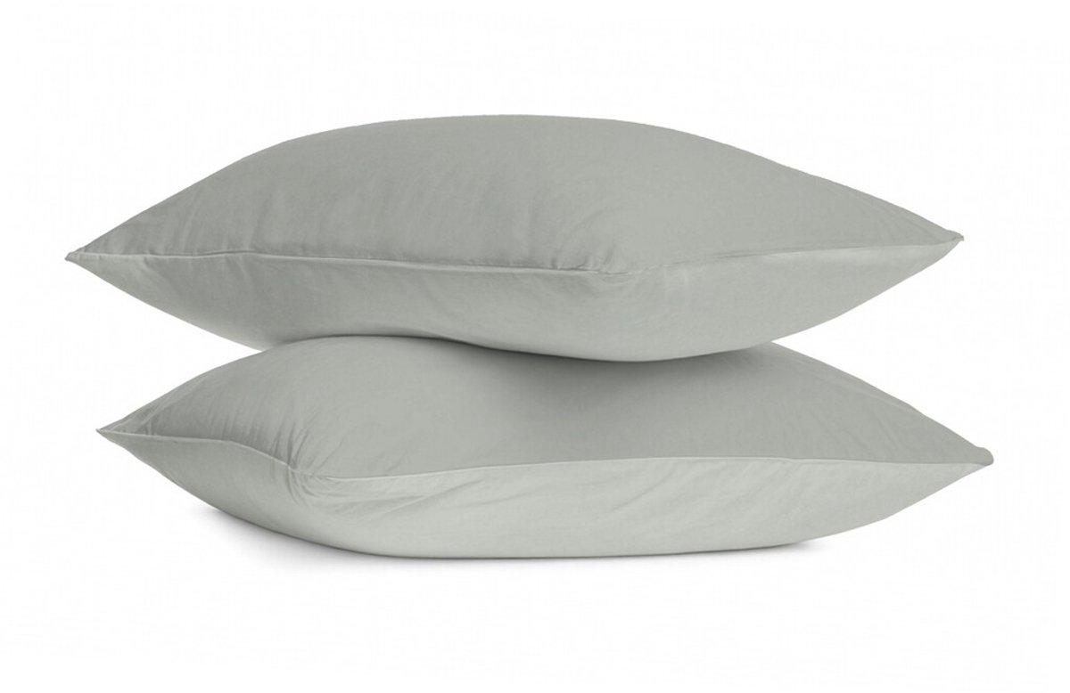 Byrklund Kussensloop Wash & Rest - 2x 60x70 - Groen - 100% Polyester