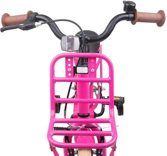 vidaXL - Kinderfiets - 12 - Inch - voor - 2-4 - jaar - oud - Donkerroze van VidaXL — afbeelding 2