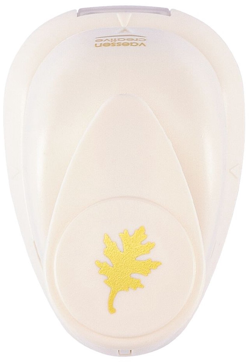 Vaessen Creative Pons - Figuurpons - Eikenblad - 1,1 x 1,5 cm