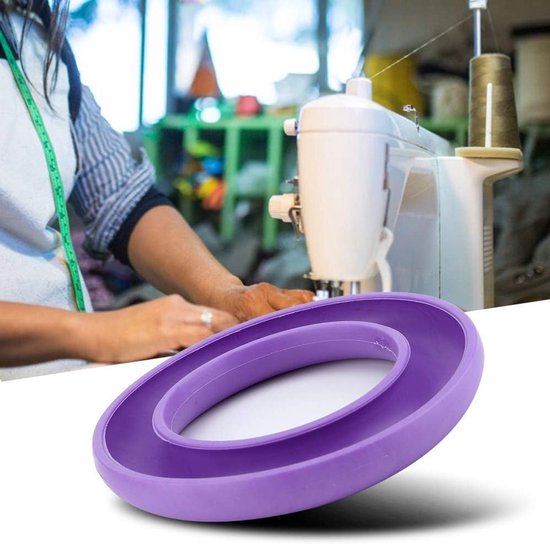 Bobbins Organizer voor Naaiaccessoires - Silica Gel Box voor Diverse Maten Metalen en Plastic Spoelen - Handig en Duurzaam (Paars) — afbeelding 3