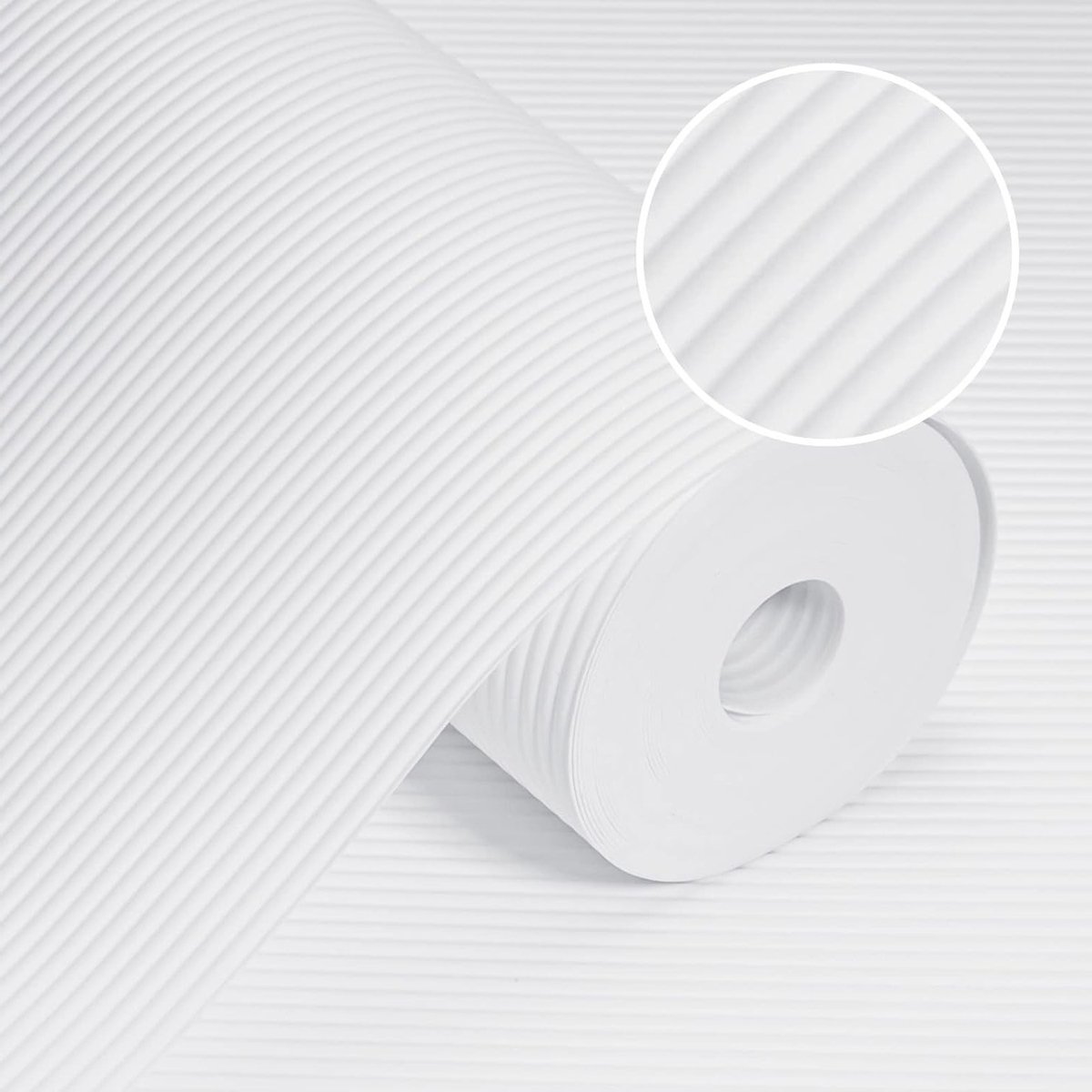 EVA Niet-Plakkerige Antislip Mat voor Keukenladen, Waterdichte Liner voor Koelkast en Planken, Perfect voor Organisatie en Bescherming van Oppervlakken (Wit/60cm x 600cm)