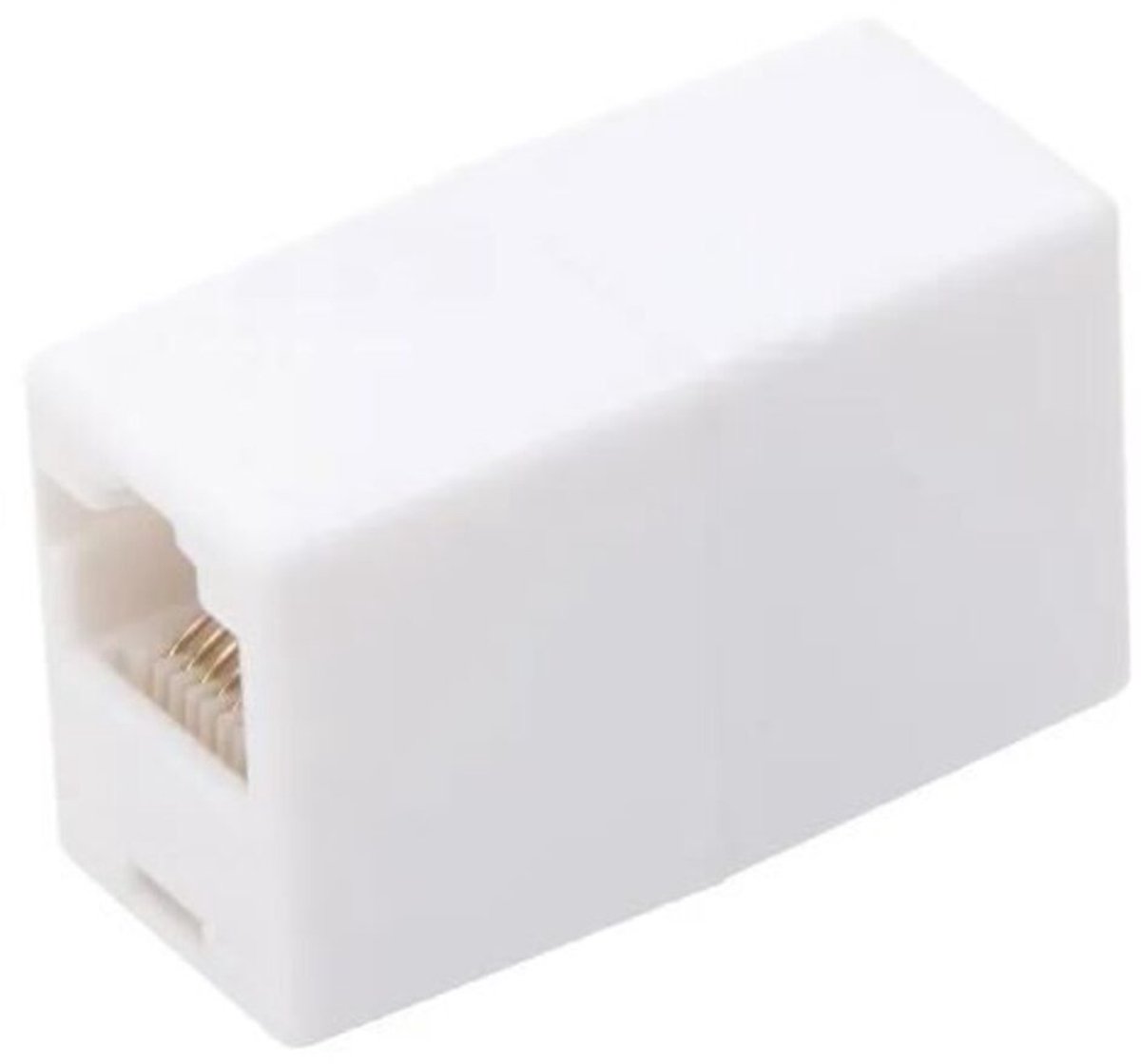 Koppelstuk - 8Polig RJ45 CAT6 - wit