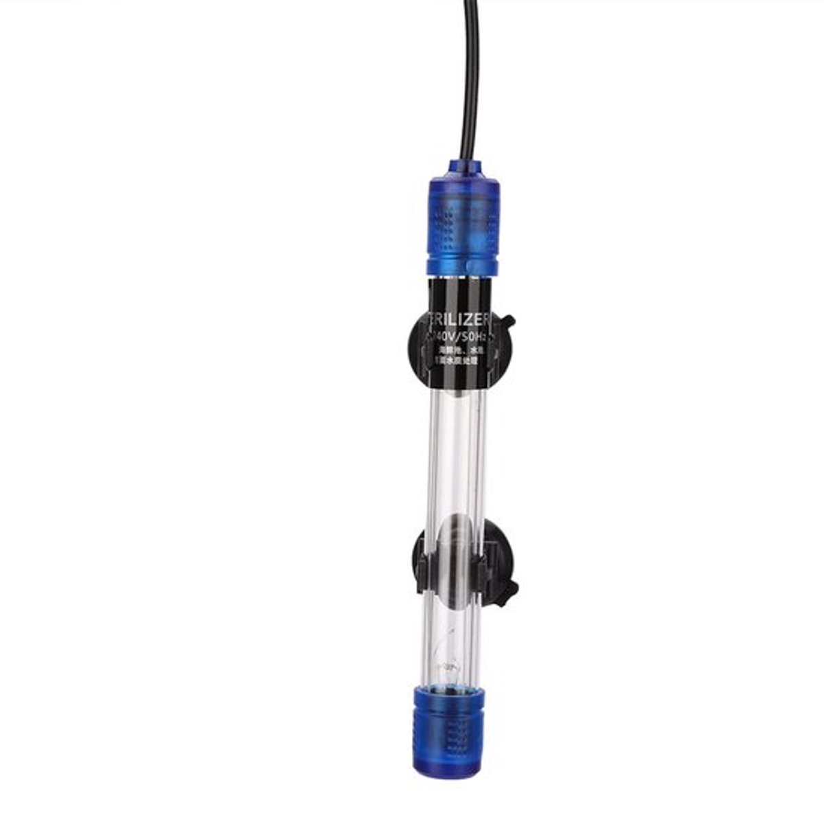 Aquarium Clean Light, waterdichte, dompelbare UV-sterilisatorlamp met groene algen, heldere waterzuiveringslamp met vaste zuignap voor aquarium, vijver en zwembad (UV-9-9w)