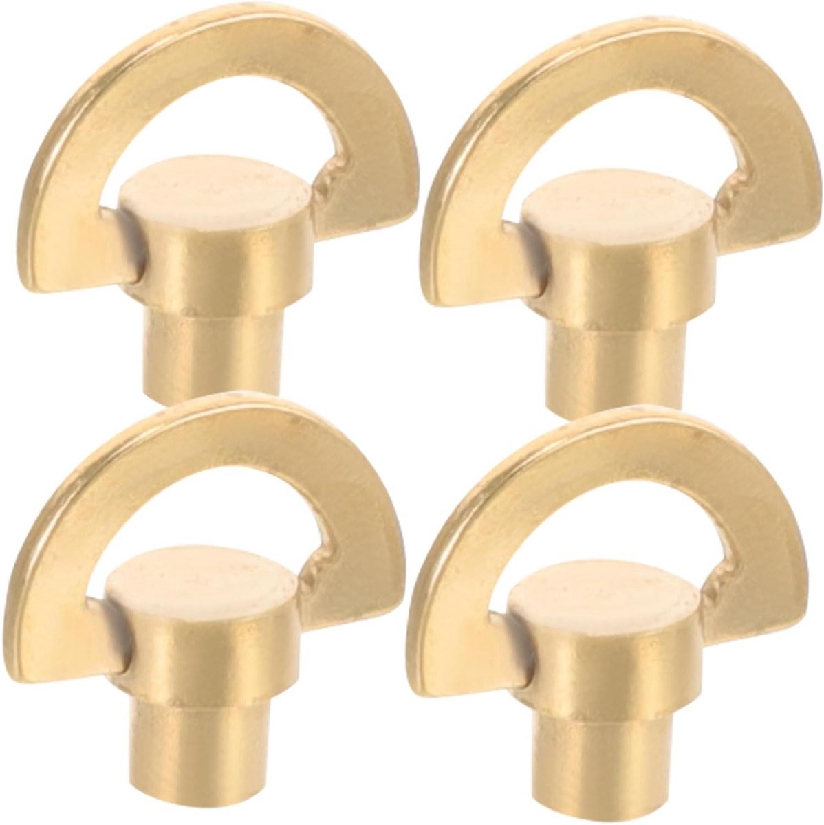Opwind Sleutels - Muziekdoos Onderdelen - Muziekdozen Repareren - Miniatuur Sleutel Vorm - 1.2 cm - Goud
