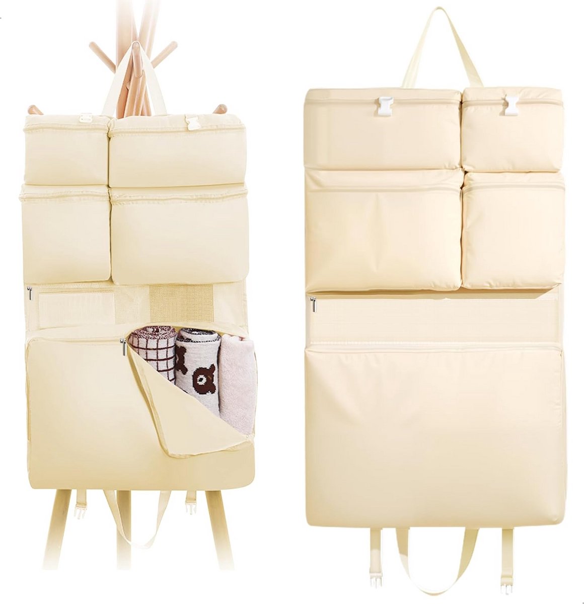 Hangende Opberger - Opbergrek - Hangorganizer - Organizer Wand en Deur - Opbergnet