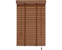 Houten Jaloezieën - Lamelgordijn Raambekleding - Lichtregulatie Woonkamer - Natuurlijk Hout Materiaal - 70x175cm - Niet gespecificeerd