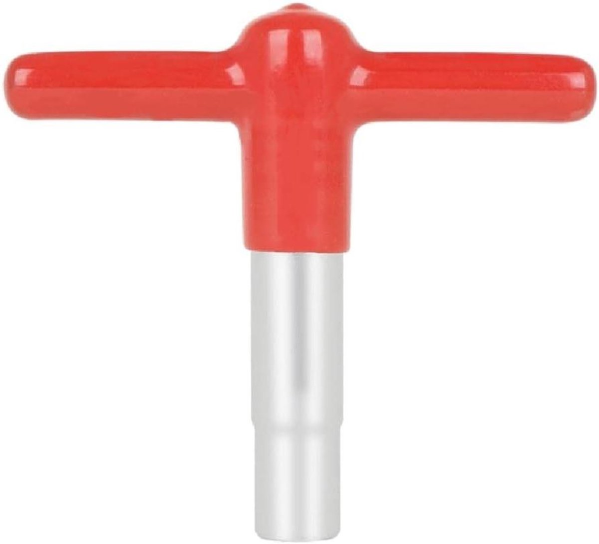 Drumsleutel - Stemtool Percussie - Drum Stemmen - T-Vorm Ontwerp - 68 x 75 cm - Rood