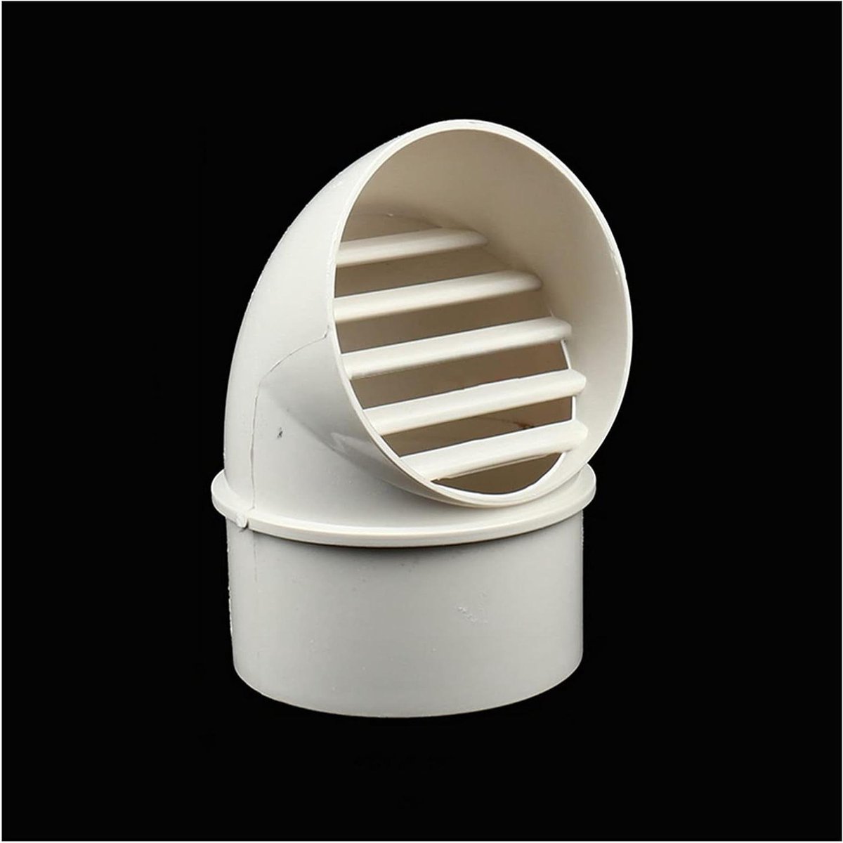Ventilatierooster - Rooster Afdekking - Ventilatie Afdekken - Waterdicht Ontwerp - Rond - Wit