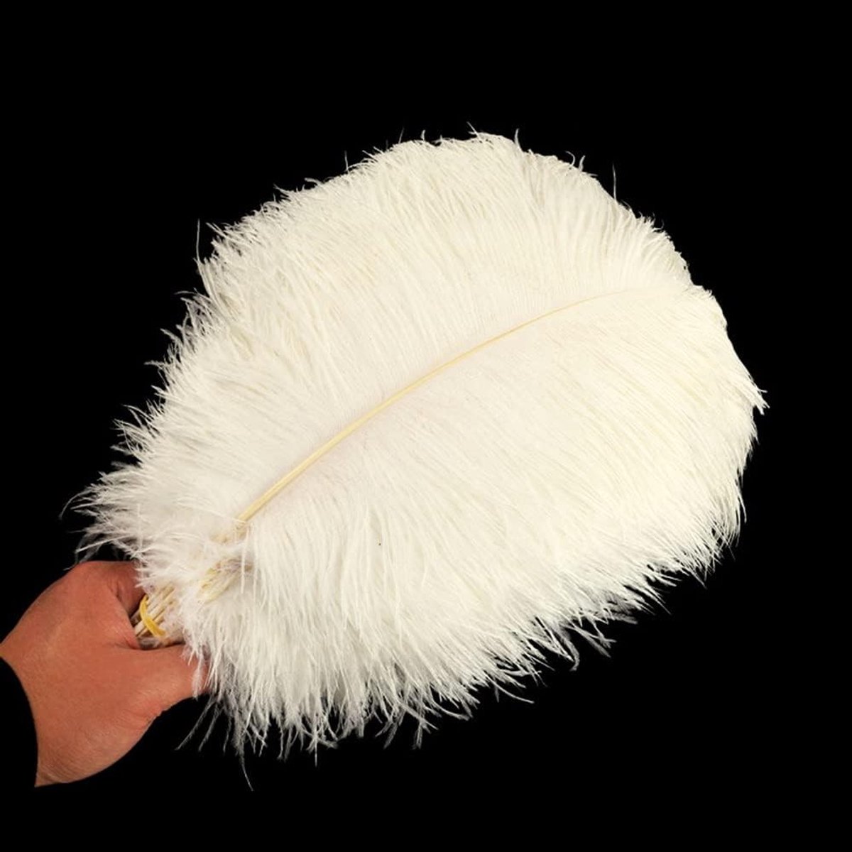 Natuurlijke Struisvogelveren 30-35 cm voor Creatieve Projecten, DIY Dromenvangers, Decoratie voor Feestjes en Kostuums, Hoed- en Kledingversiering