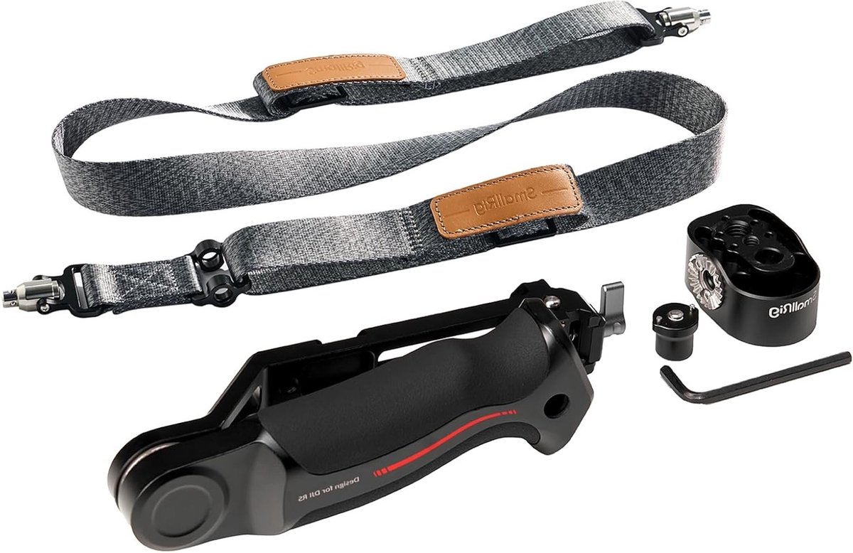 Sling Handle Kit met Gewichtsreducerende Schouderband voor DJI RS 4/RS 3 Pro, Snelle Bevestiging en Koud Schoen Bevestiging voor Stabilizer en Camera Accessoires