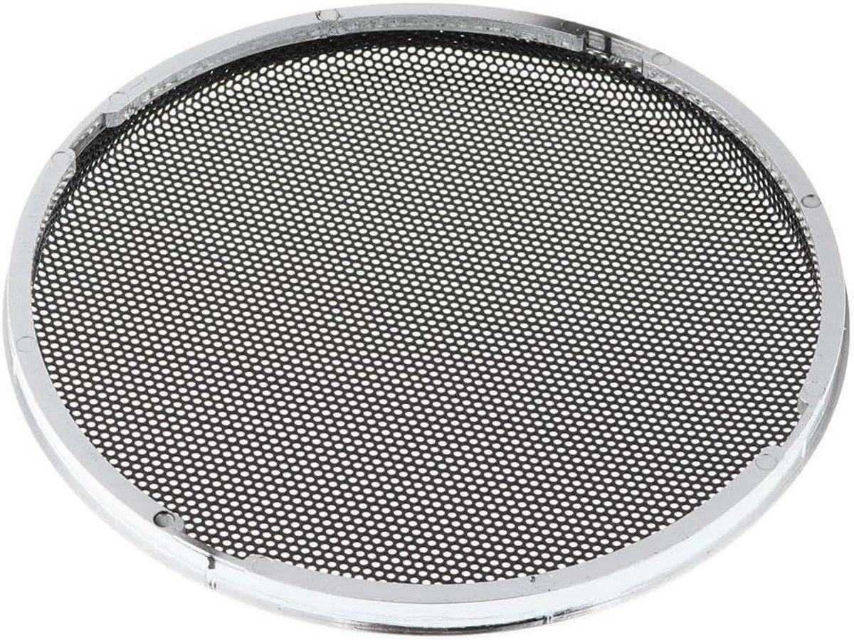 Luidsprekerbeschermer - Subwoofer rooster - Auto audio - Metalen gaasconstructie - Verschillende maten - Zwart