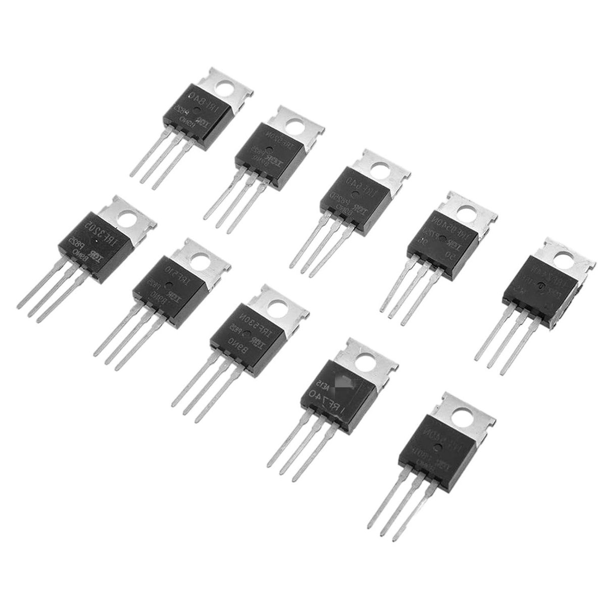 Transistor Assortiment - MOSFET Transistoren - Elektronische Projecten - Lage Weerstand - 50 stuks - Niet gespecificeerd