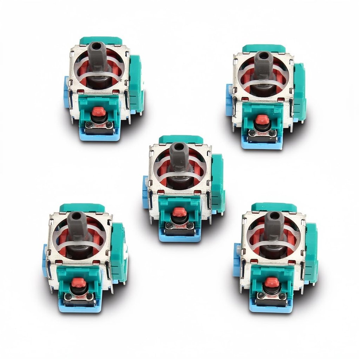 aladdien - Joysticks - Vervangingen voor Gamecontroller - Precisie Thumb Sticks - 3D Model - Ideaal voor Gaming - Set van 5 - Geschikt voor Diverse ...