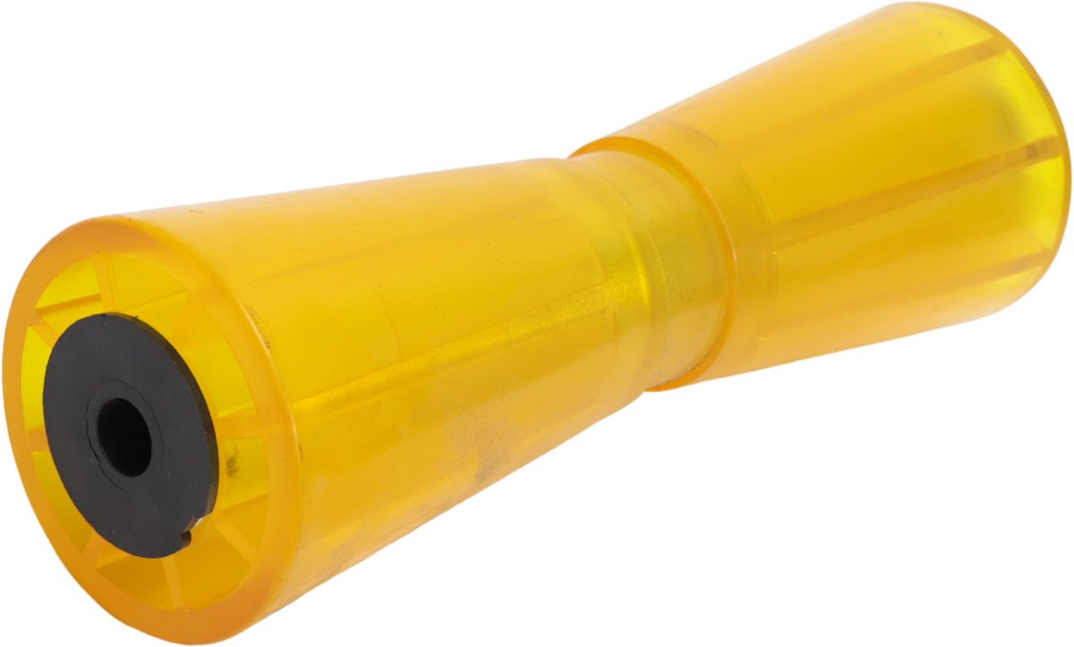 Kielrol geel - 305x62 mm - naafdiameter 17 mm