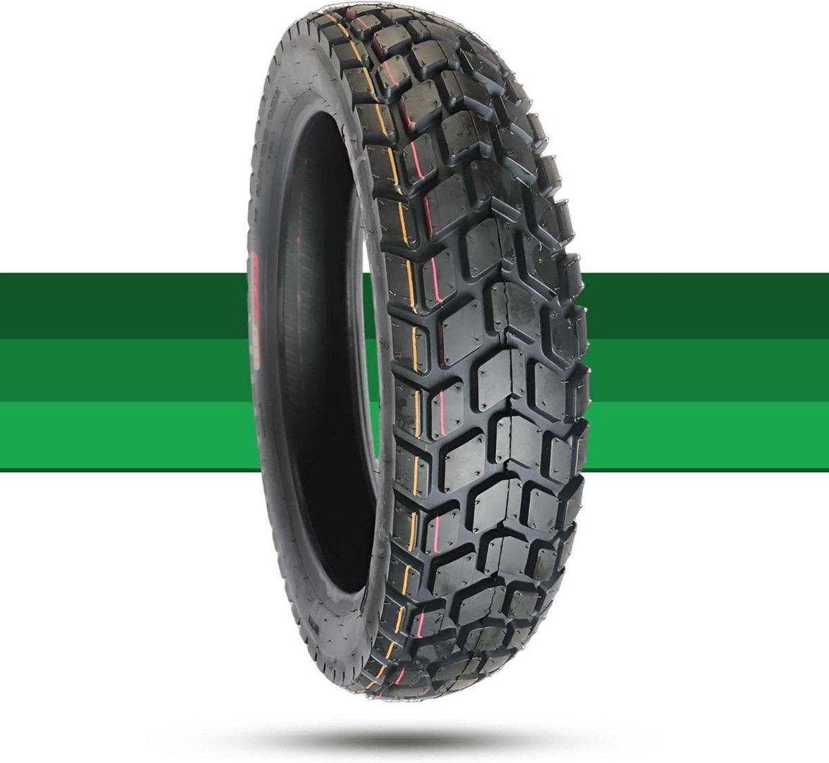 Motorband Tubeless - Scooterband Zonder Binnenband - Veilig Rijden - Hoge Grip Anti-Punctie - 120/80-16 - Zwart