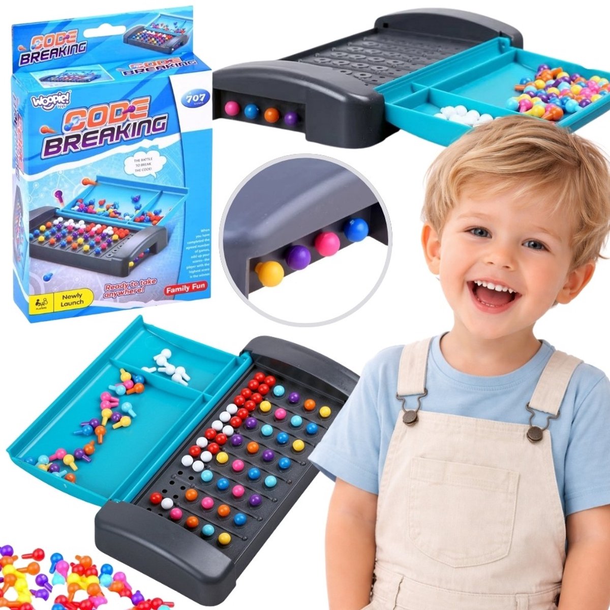 Woopie Code Breaker Logicaspel Handige versie - UNI