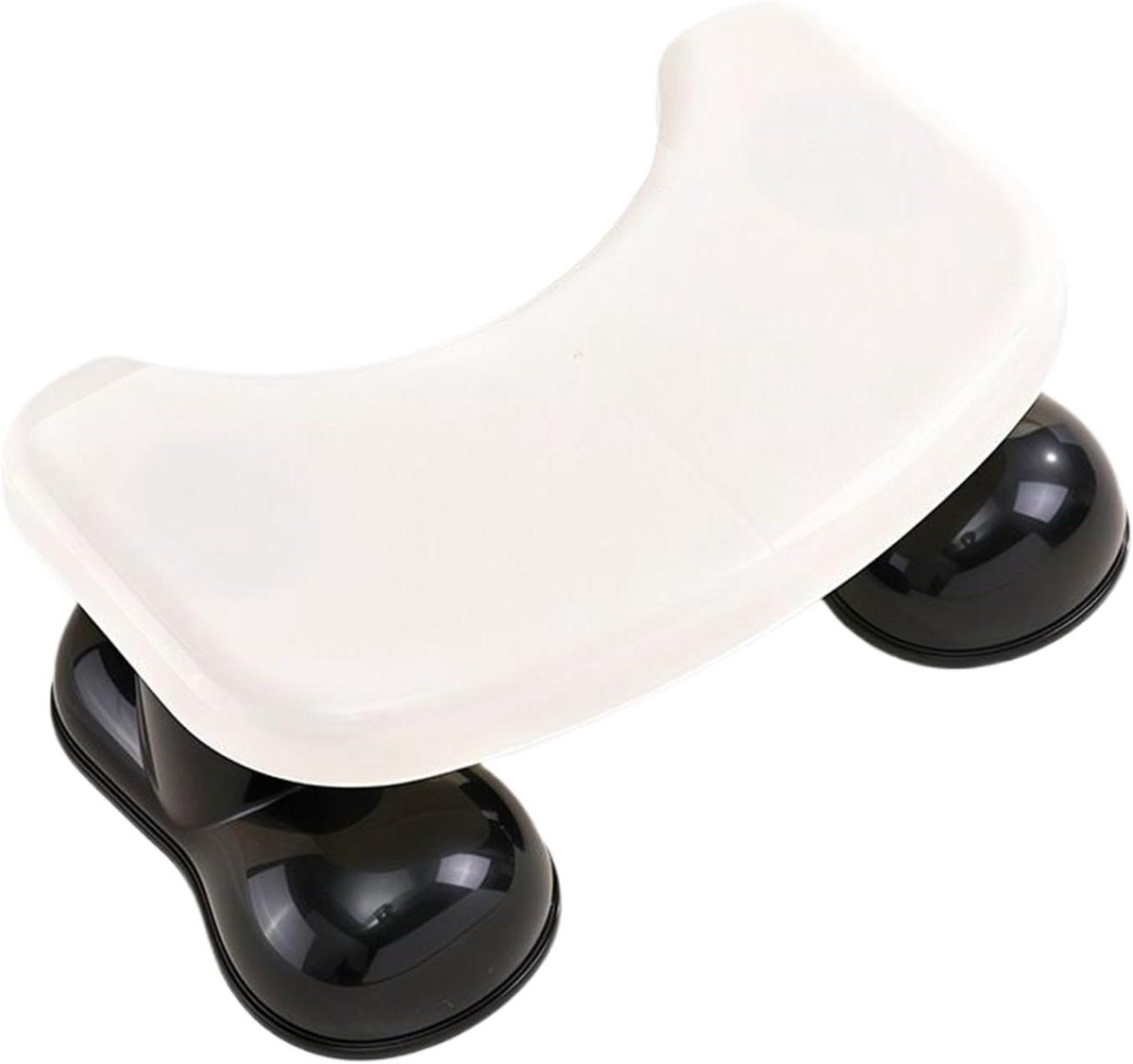 Poepkruk Volwassenen - Kruk Stoelgang - Verbeteren Zindelijkheid - Ergonomische Ondersteuning - 15.5 x 26.5 x 15.5 cm - Zwart