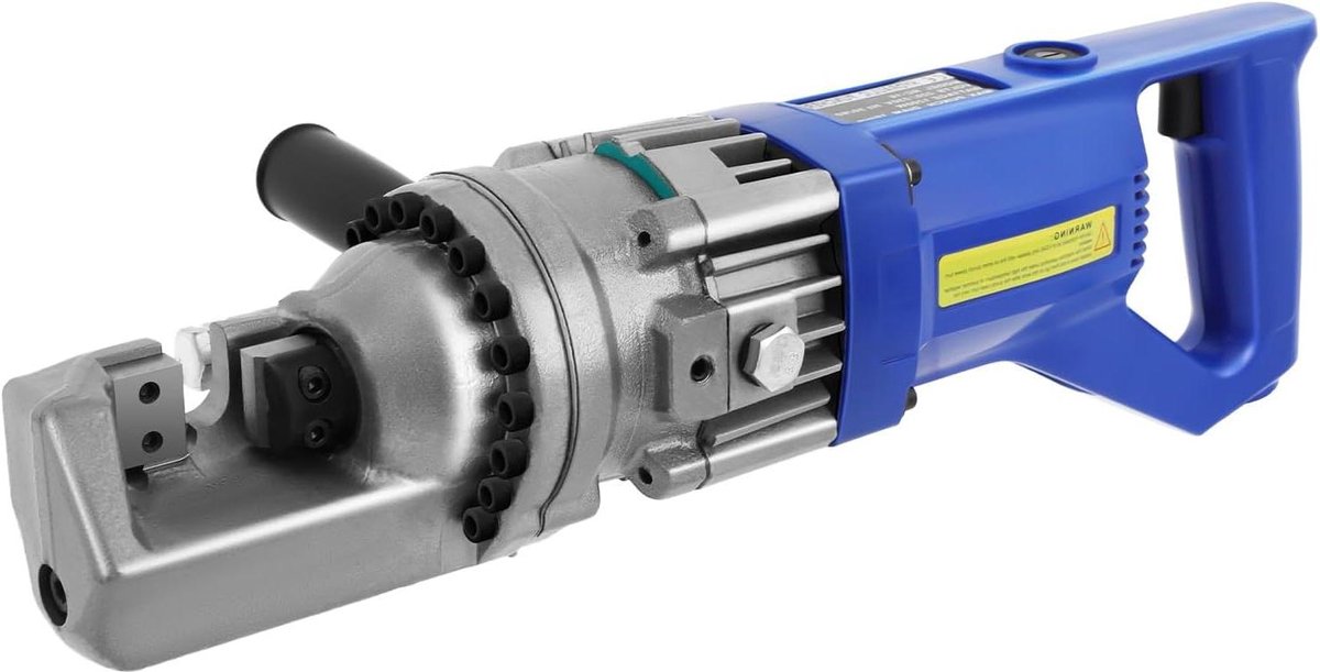 Hydraulische Boutensnijder - Elektrische Staalsnijder - Bouwplaats Werkzaamheden - Razendsnelle Snede - 4-16 mm - Blauw Zwart
