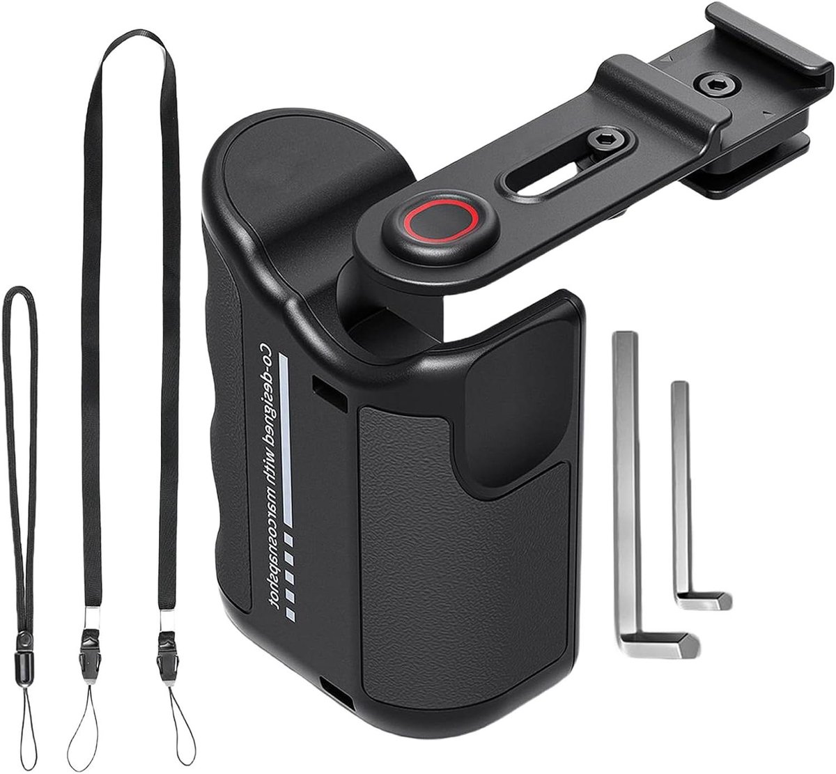 Camera handvat - Stabilisator Grip - Vloggen en Video - Antislip Ergonomisch - 3.2 x 2.1 inch - Zoals getoond