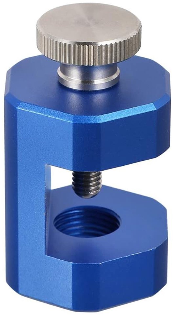 aladdien - 14mm universele bougie kloof tool - precisie gereedschap - billet aluminium - blauw - bougie gap gereedschap - geschikt voor auto - alumi...