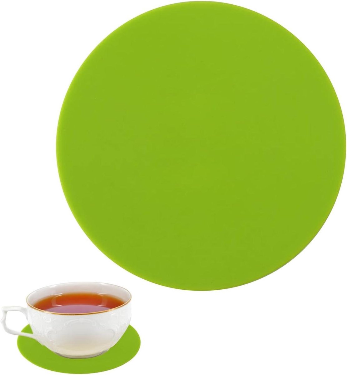 Rubberen Potopener - Flesopener Grip - Moeiteloos Openen - Antislip Ontwerp - 17x17 cm - Groen