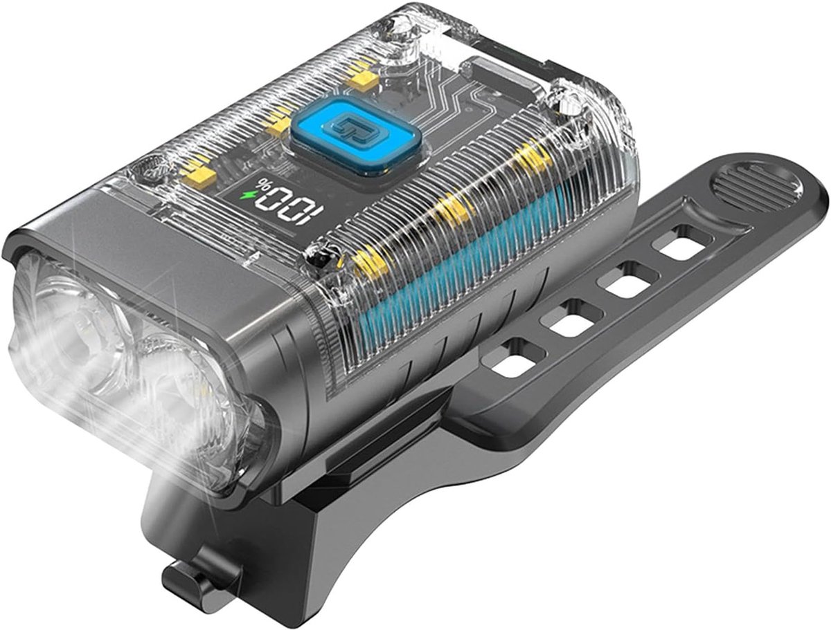 VHV - Fiets voorlicht - LED fietslamp - oplaadbare koplamp USB oplaadbaar waterbestendig 360° verstelbaar - voor stadsfiets, racefiets en mountainbike