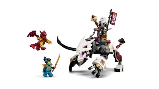 LEGO NINJAGO Zilvar en Grimtak het Drakenbeest Speelgoed Draak voor Kinderen 71863