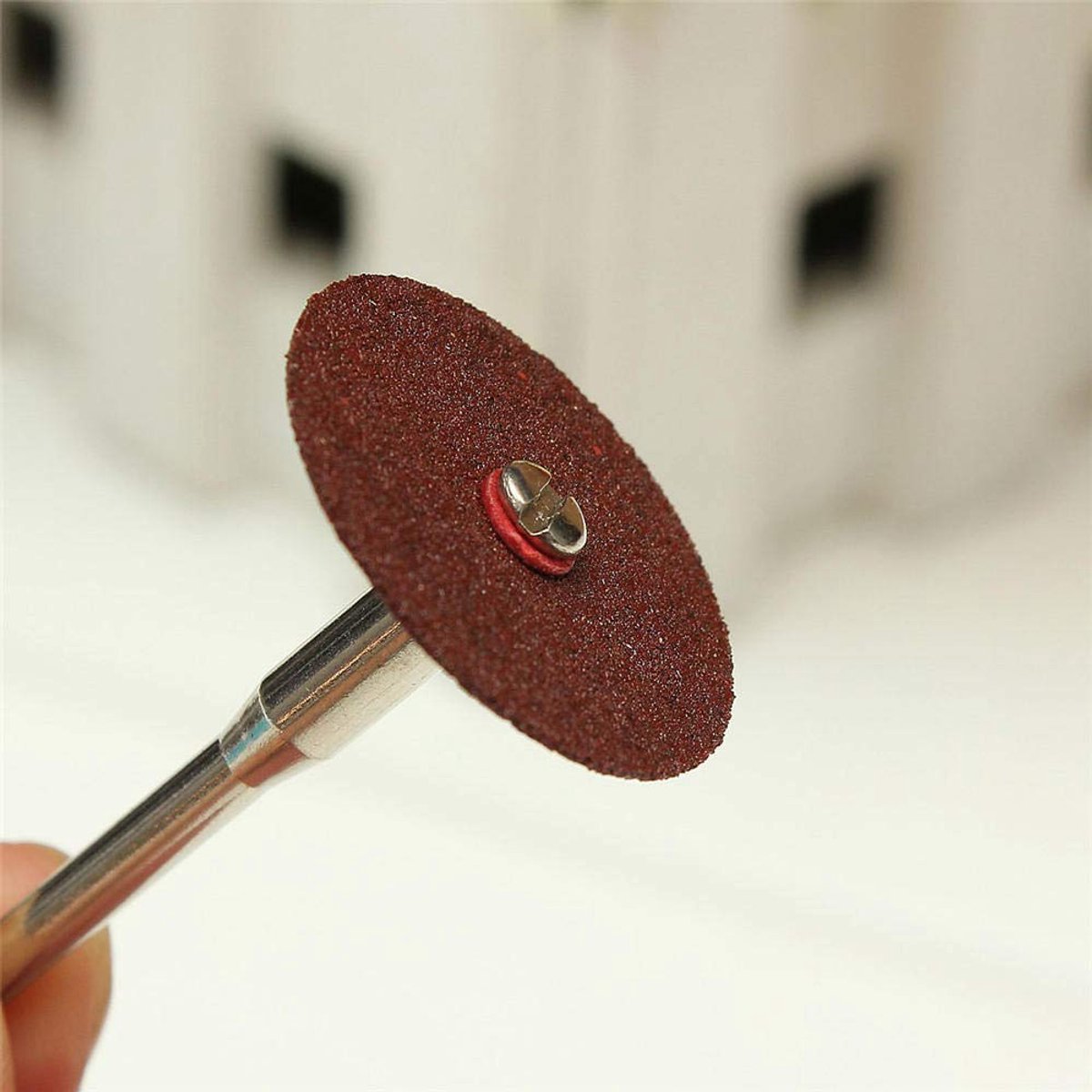 Hars Snijschijf Kit - Accessoires Roterend Gereedschap - Hobby Projecten Uitvoeren - Gladde Fijne Sneden - 36 Stuks - Bruin
