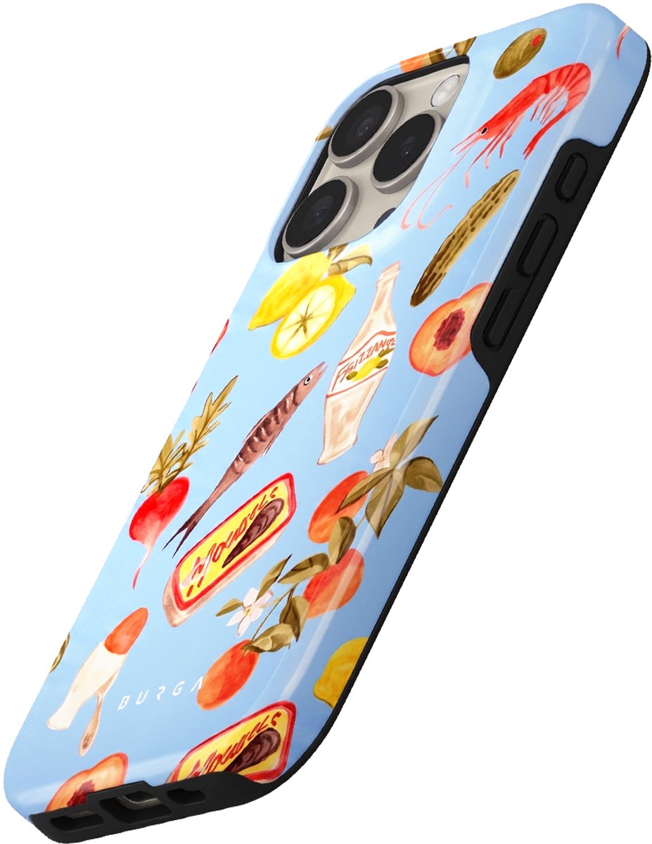 Burga, Coque pour Geschikt voor Apple iPhone 16 Pro Max Tough MagSafe Motif Al Fresco, Meerkleurig