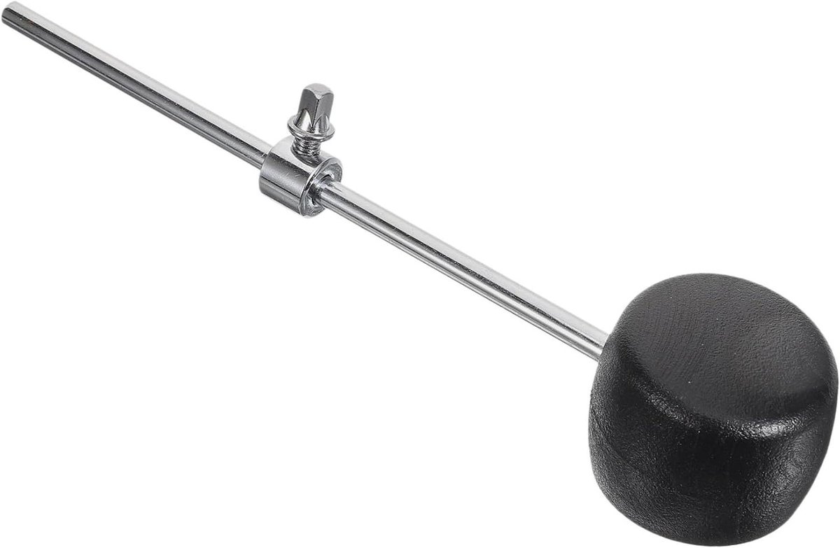 Drumpedaal Hamer - Drumstok Hamer - Drummen - Hout en Staal - 20 cm - Multi