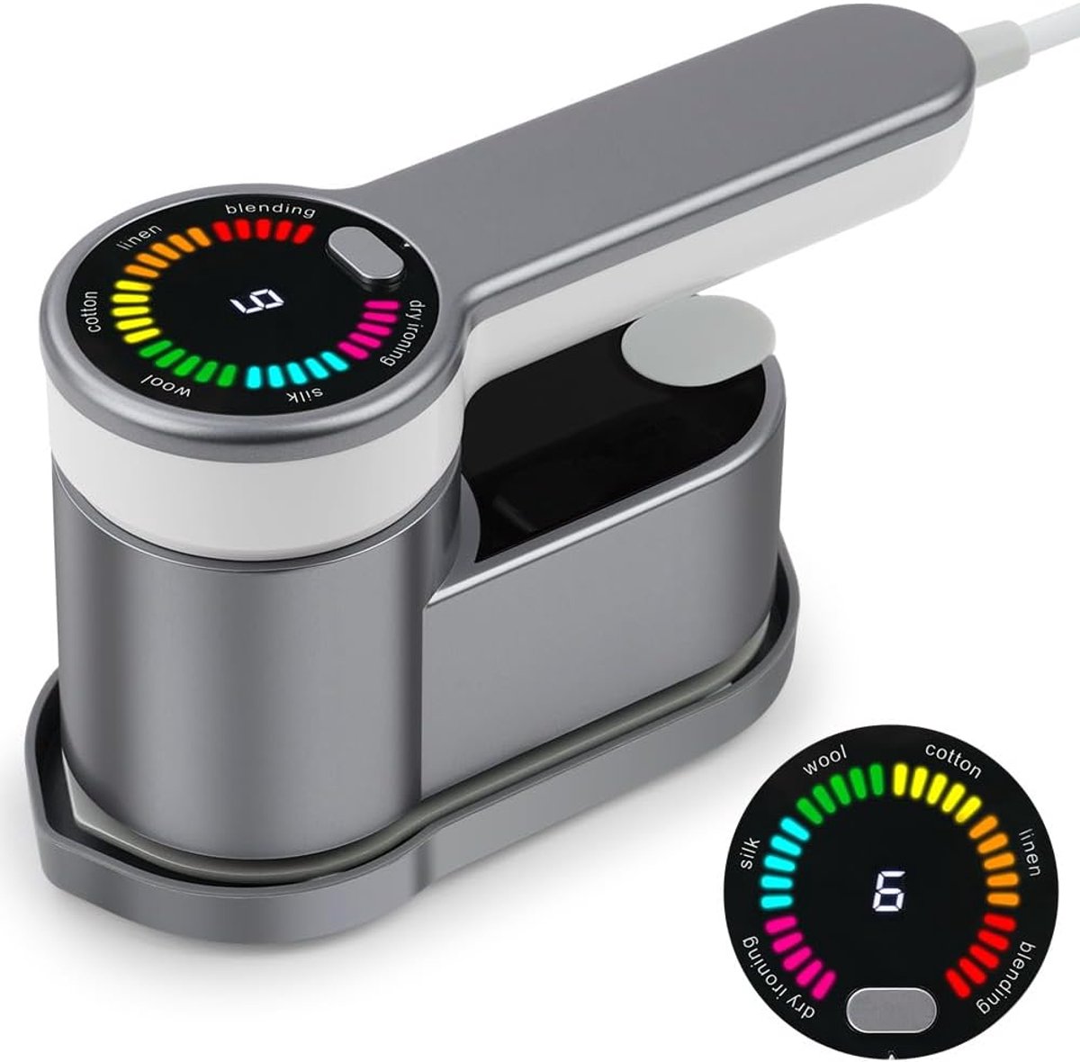 Draagbare stomer dampfglätter, 2-in-1 reisstrijkijzer voor kleding, draagbaar opvouwbaar stoomstrijkijzer, 1200 W, handheld kledingstomer met 120 ml watertank, stoomstrijkijzer, voor kleding en