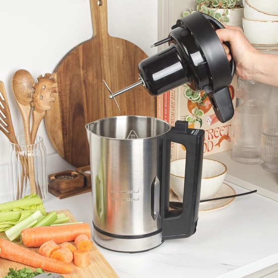 AHD® Soepmaker - Soepmakers - Soupmaker - Zilver - ‎24cm x 17cm x 29cm van Ahd — afbeelding 4
