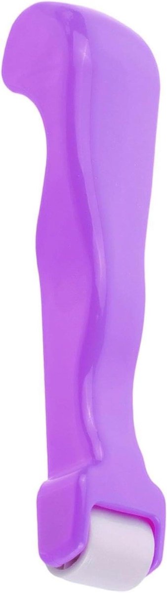 Naadroller Voor Naaien - Zoomhulp Stof - Handwerken Kledingmaken - Ergonomisch Handvat - 12.2 cm Lengte - Paars