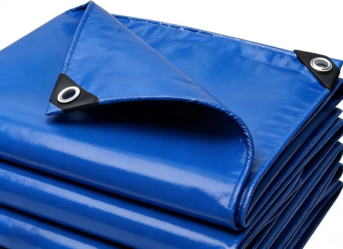 Afdekzeil Waterdicht - Scheurvast Zeil - Bescherming Buiten - Uv-Bestendig - 140 x 250 cm - Blauw