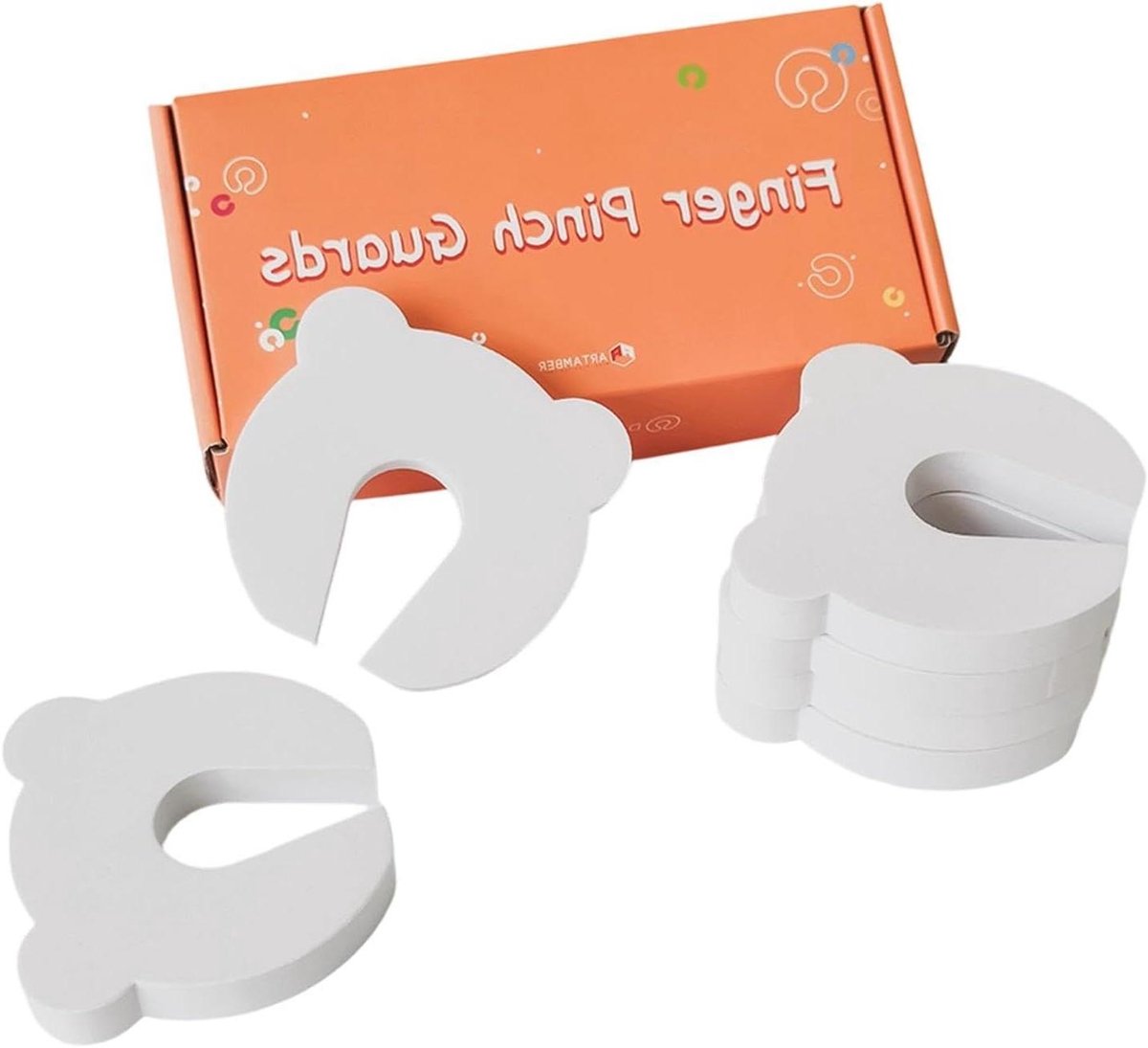 Vingerklembescherming deur - Schuim stoppers - Veiligheid thuis - Anti-knel ontwerp - 6 stuks - Uniek