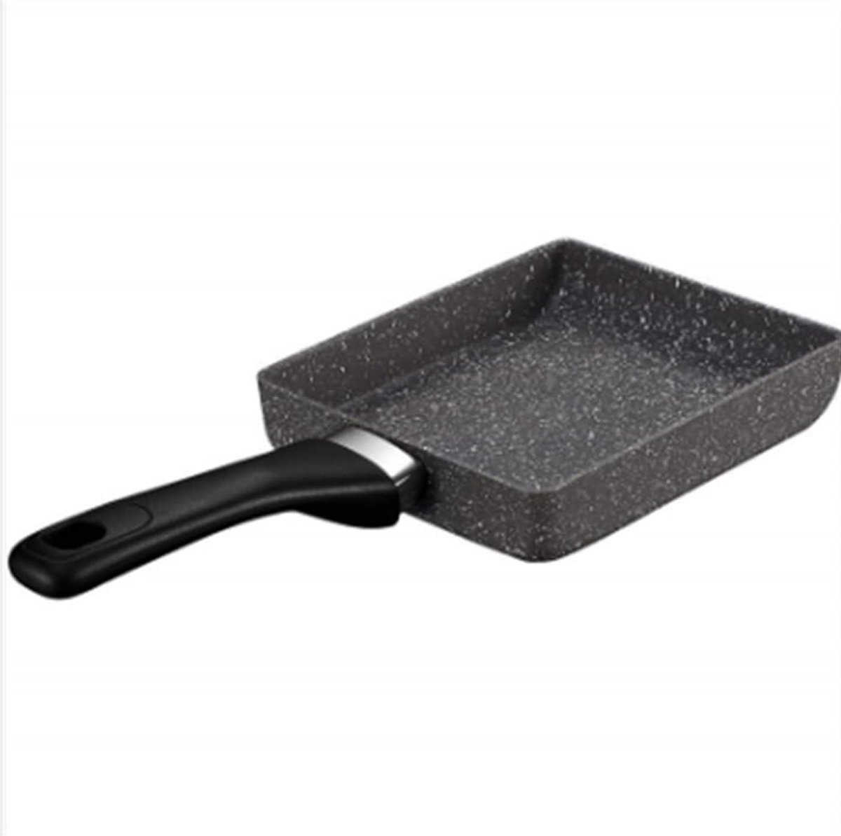 Ei Koekenpan - Ontbijt Pan - Ontbijt Maken - Antiaanbaklaag - 15x18.5x35cm - Zwart