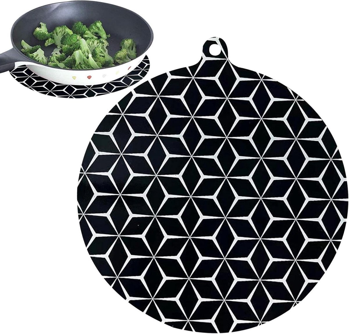 Kookplaat bescherming Inductie mat Krasvrij koken Hittebestendig siliconen 24 cm Uniek