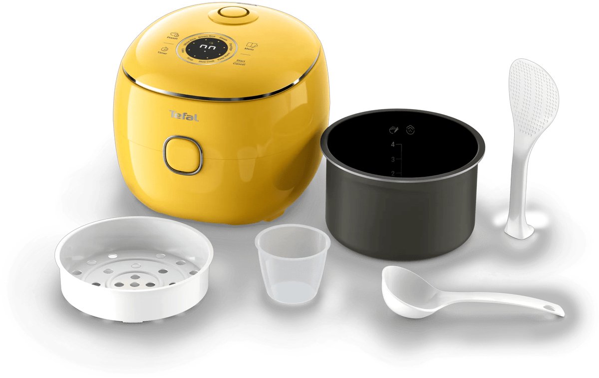 Tefal Pop RK5352 - Rijstkoker - Compact - 2L - 8 programma’s - 24 uur uitgestelde start