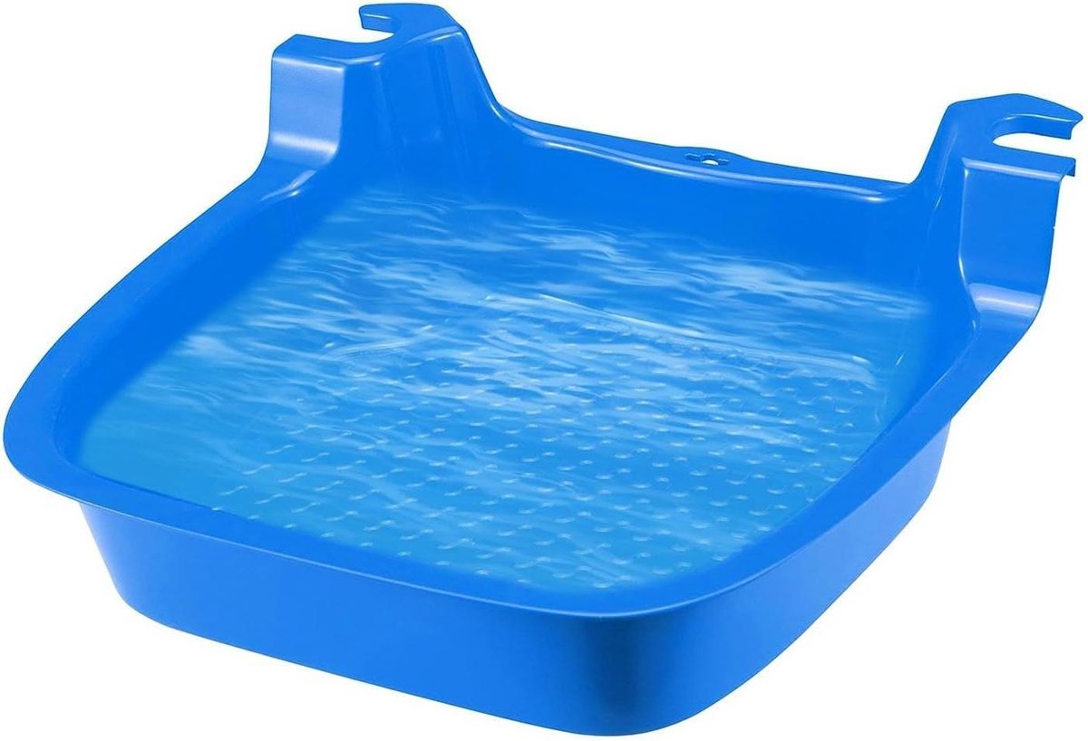 Voetenbad - Zwembad Voetbad - Hygiënisch Zwemmen - Antislip Blijft Op Plaats - 41 x 41 x 15 cm - Grijs