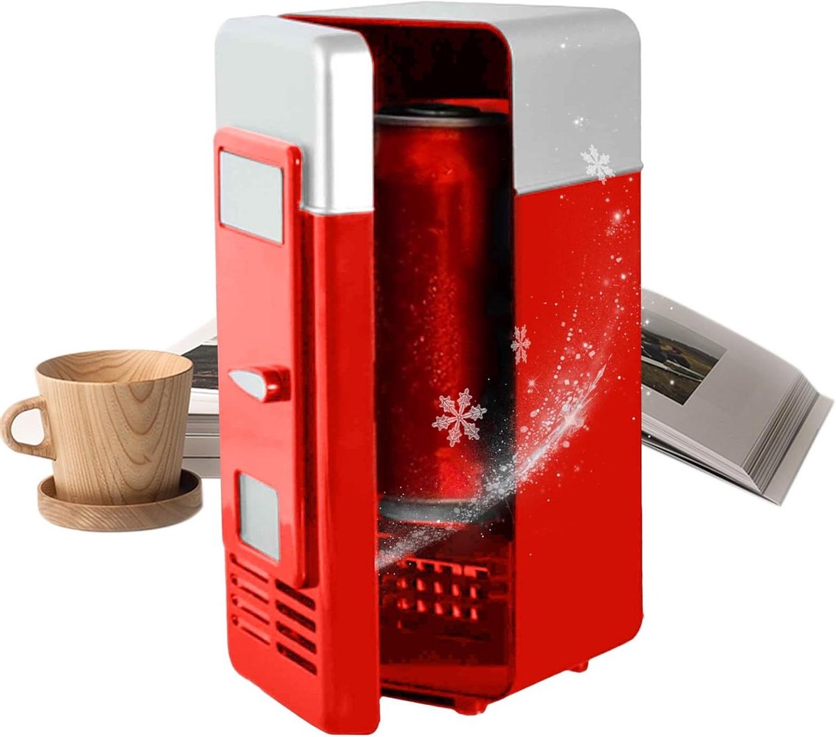 Kleine koelkast - Drankkoeler warmer - Persoonlijke opslag - Stille werking onder 30 dB