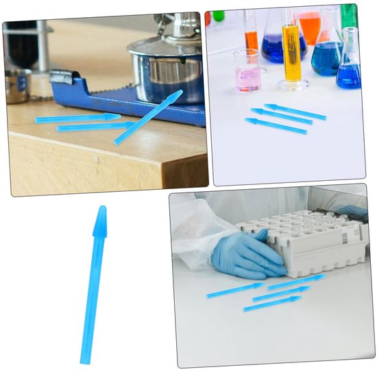 Maalstaafjes - Experimenteel Hulpmiddel - Weefsel Homogeniseren - Ergonomisch Ontwerp - 7.5 cm - Hemelsblauw — afbeelding 4