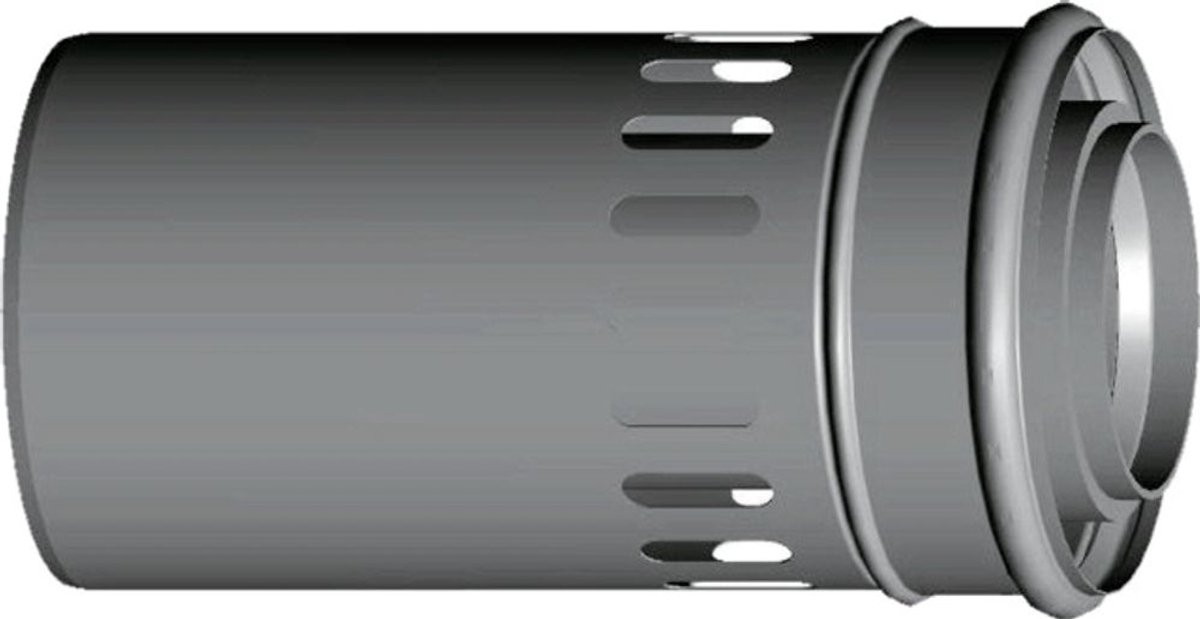 Wolf rookgasafvoer DN80/125 concentrisch met beluchting, 250 mm, van PP, 2651473
