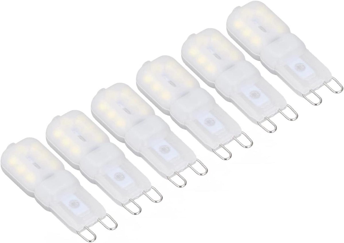G9 LED Lampen - Energiebesparend Licht - Huis Verlichten - 360 Graden Verlichting - 6 Stuks - Warm Wit