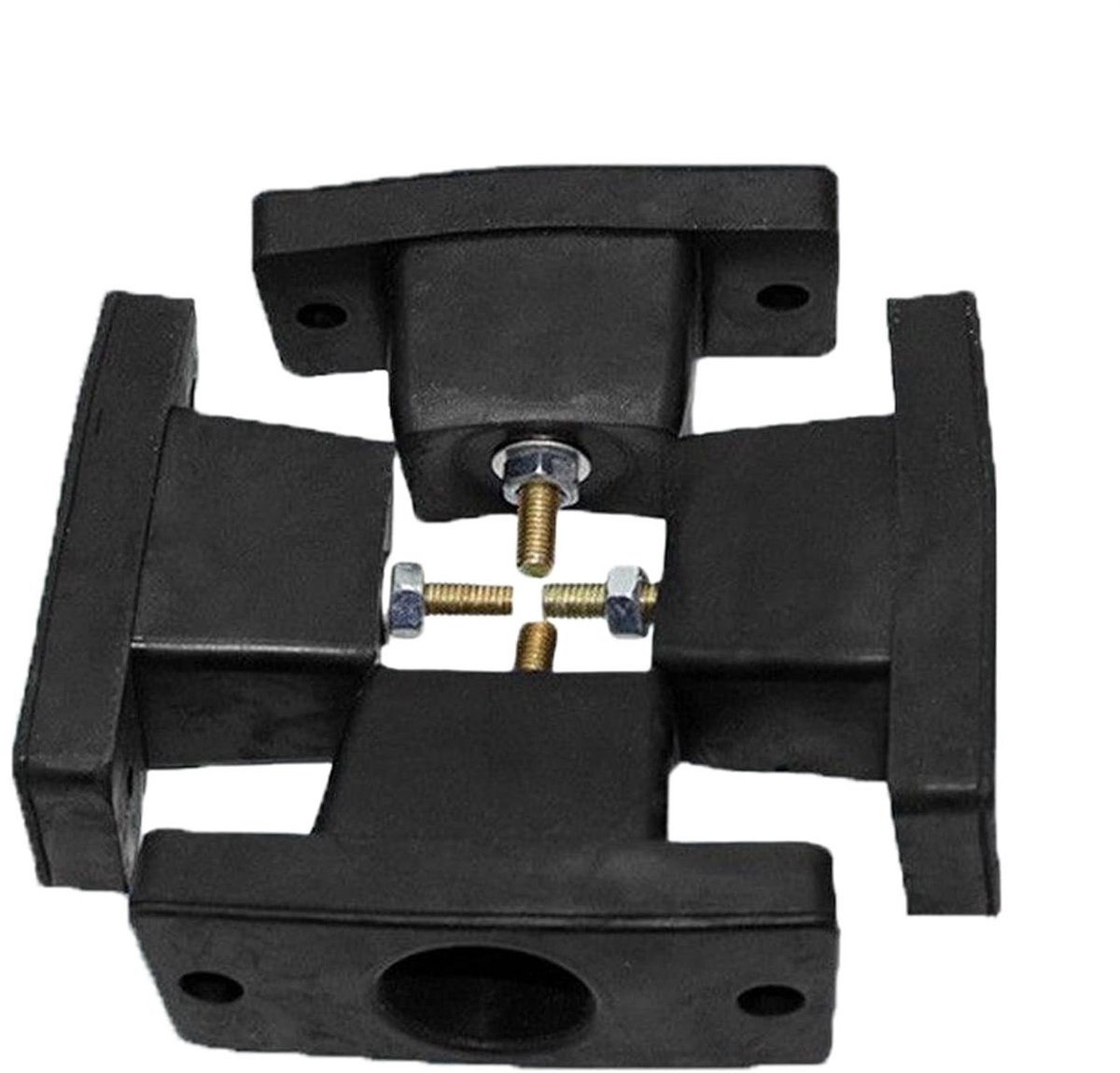 Trillingsdempende pads - Isolatievoetjes - Apparaten Stabiliseren - Hoge Belasting - 4 Stuks - Zwart