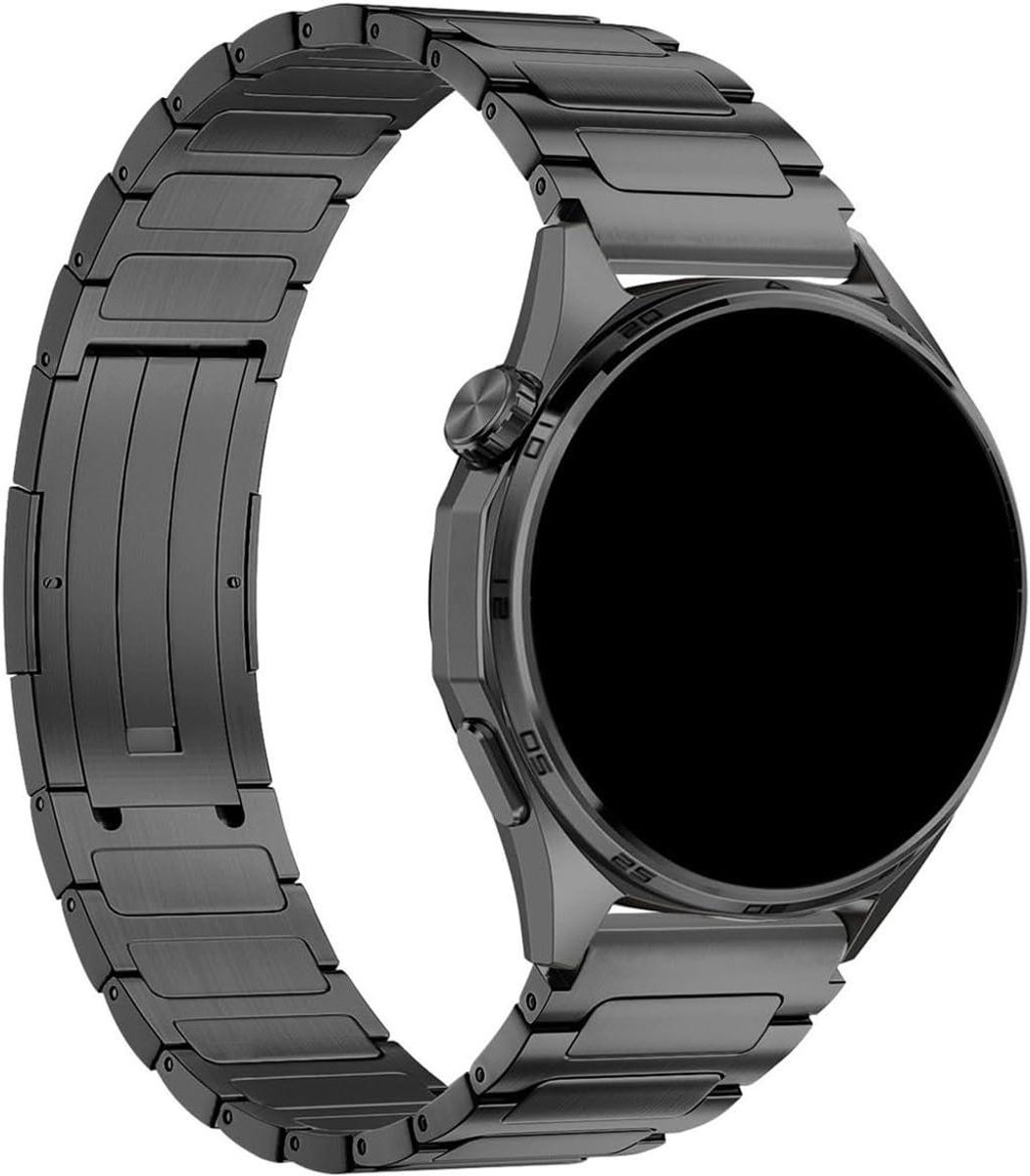Smartwatch Band - Horloge Armband - Dagelijks Gebruik - Snelle Bevestiging - 22mm - Zilverkleurig