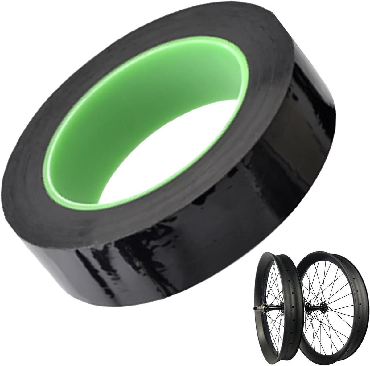 Afdichtingstape - Fietsvelgtape - Tubeless Banden - Luchtdichte Pasvorm - 50 meter rol - Zwart