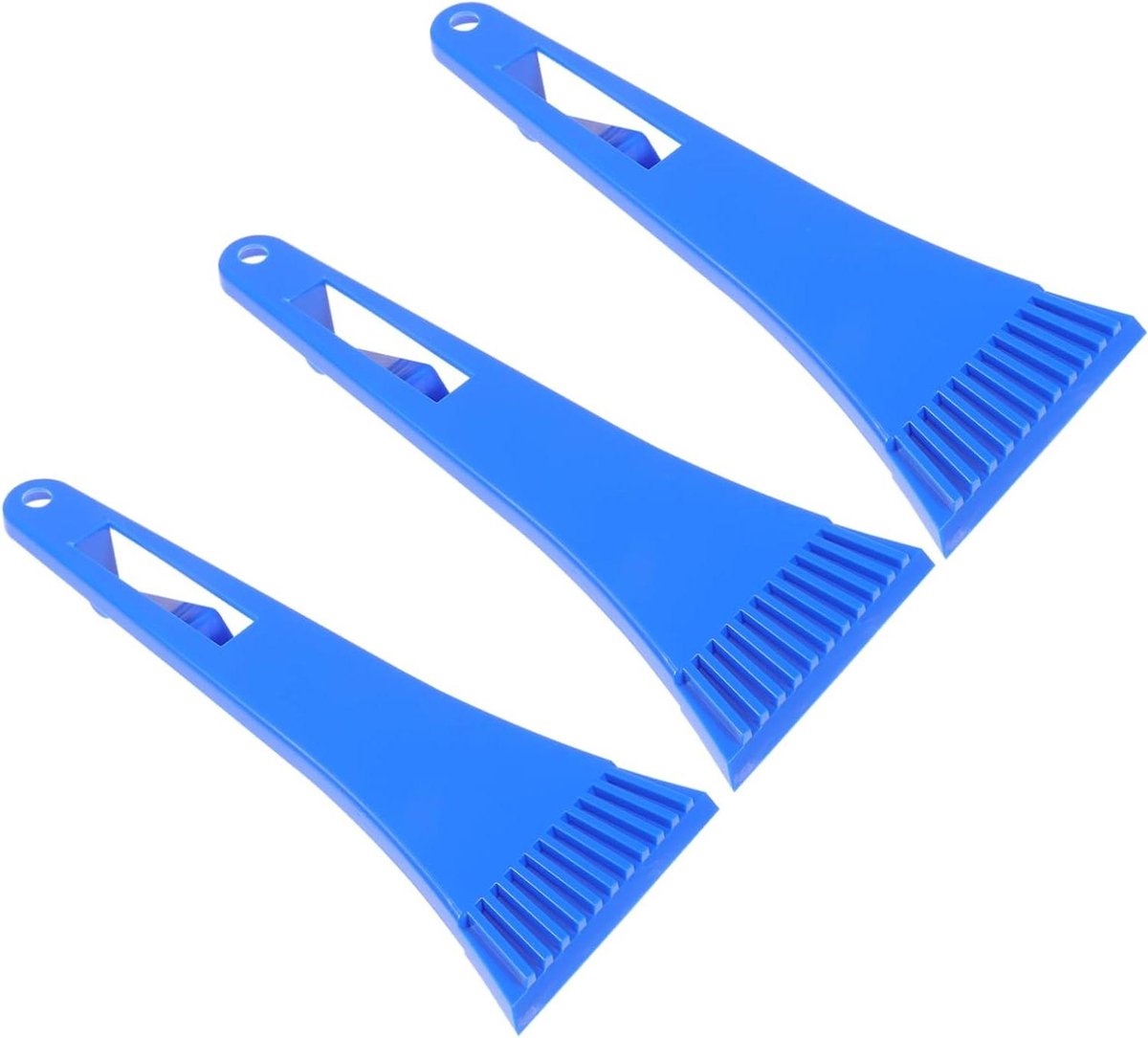 IJsschep Set - Vriezer Schraper - Koelkast Ontdooien - Duurzaam ABS Materiaal - 6 Stuks - Blauw